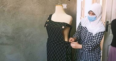 رباب خياط نسائى بريمو.. اشترت ماكينة خياطة وعملت لنفسها اسم فى الصنعة.. فيديو
