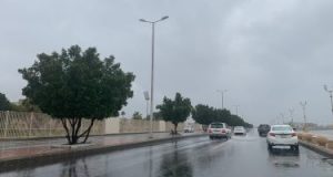 أمطار رعدية تضرب منطقة جازان بالسعودية