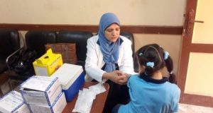 صحة المنيا: تطعيم 577 ألف طالب ضد الالتهاب السحائى وبالتطعيم الثنائى